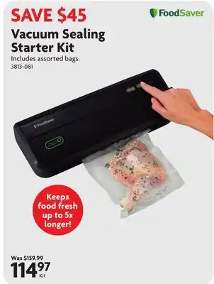 Home Hardware Vacuum Sealing Starter Kit offer