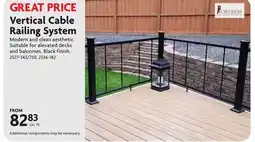 Home Hardware Vertical Cable Railing System offer