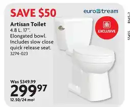 Home Hardware Artisan Toilet offer
