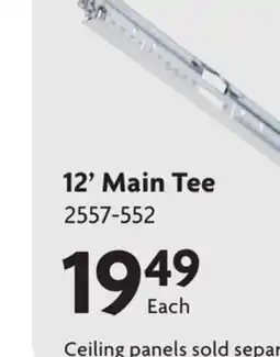 Home Hardware 12' Main Tee offer