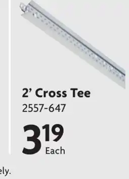 Home Hardware 2' Cross Tee offer