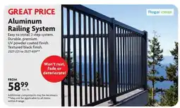 Home Hardware Aluminum Railing System offer