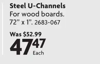 Home Hardware Mixed Material Fencing Steel U-Channels offer