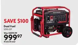 Home Hardware Dual Fuel offer