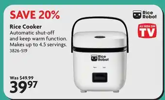 Home Hardware Rice Cooker offer
