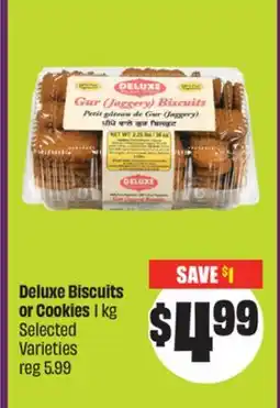 Chalo FreshCo Deluxe Biscuits or Cookies 1 kg Selected Varieties offer