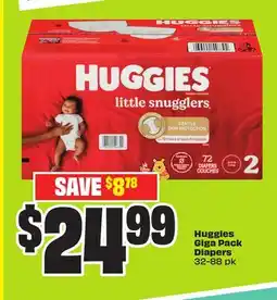 Chalo FreshCo Huggies Giga Pack Diapers 32-88 pk offer