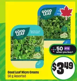 Chalo FreshCo Good Leaf Micro Greens 50 g Assorted offer