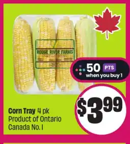 Chalo FreshCo Corn Tray 4 pk Product of Ontario Canada No. 1 offer