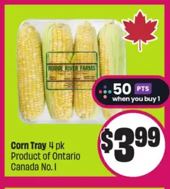 Chalo FreshCo Corn Tray 4 pk Product of Ontario Canada No. 1 offer