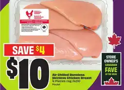 Chalo FreshCo Air Chilled Boneless Skinless Chicken Breast 4 Pieces offer