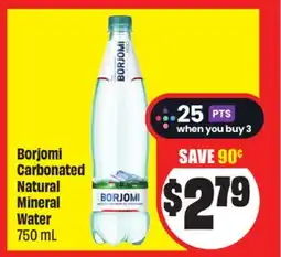 Chalo FreshCo Borjomi Carbonated Natural Mineral Water 750 mL offer