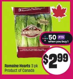 Chalo FreshCo Romaine Hearts 3 pk Product of Canada offer