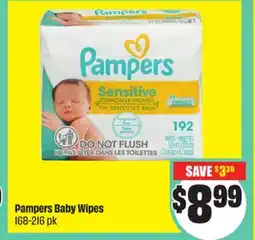 Chalo FreshCo Pampers Baby Wipes 168-216 pk offer