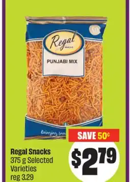 Chalo FreshCo Regal Snacks 375 g Selected Varieties offer