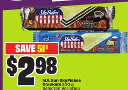 Chalo FreshCo M. Y. San SkyFlakes Crackers 300 g Selected Varieties offer