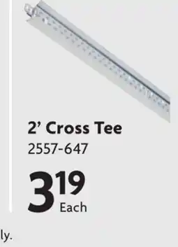 Home Hardware Suspended Ceiling Grid 2' Cross Tee offer