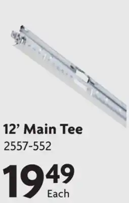 Home Hardware Suspended Ceiling Grid 12' Main Tee offer