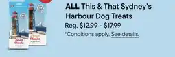 Petvalu ALL This & That Sydney's Harbour Dog Treats offer