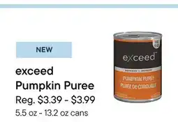 Petvalu exceed Pumpkin Puree offer
