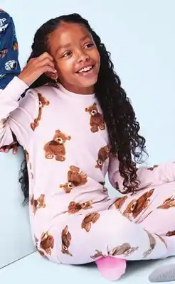 Walmart Kids' 2-piece velour or cotton sleep set offer