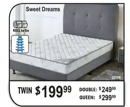 Oxford Mills TWIN Sweet Dreams Mattresses offer