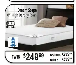 Oxford Mills Dream Scape 8 TWIN High Density Foam offer