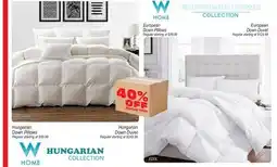 Oxford Mills Hungarian Down Pillows offer