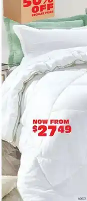 Oxford Mills Bamboo Feel Synthetic Duvet offer