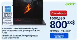 Walmart 16 FHD+ IPS 165Hz RTX 3050 gaming laptop offer