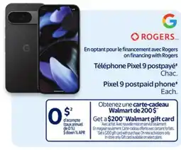 Walmart Pixel 9 postpaid phone offer