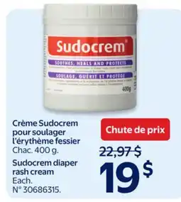 Walmart Sudocream diaper rash cream offer