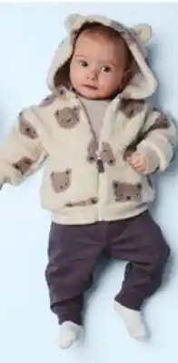 Walmart Infant 3-Piece Plush Cardi Set offer