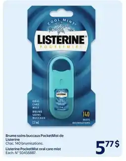 Walmart Listerine PocketMist oral care mist offer