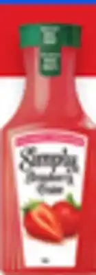 Walmart Simply fruit juices offer