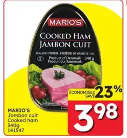 Rossy MARIO'S Jambon cuit Cooked ham offer