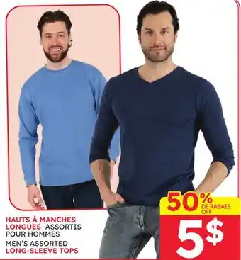 Rossy MEN'S ASSORTED LONG-SLEEVE TOPS offer