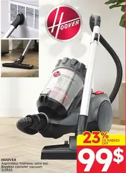 Rossy HOOVER Bagless canister vacuum offer