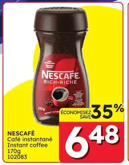 Rossy NESCAFÉ Instant coffee offer
