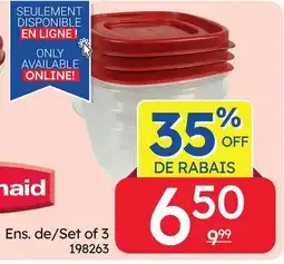 Rossy Food containers with lids offer