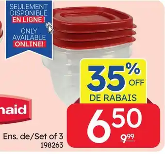 Rossy Food containers with lids offer
