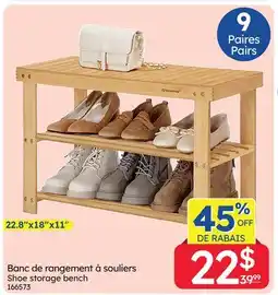 Rossy Shoe storage bench offer