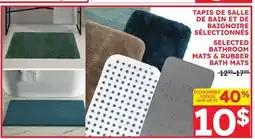 Rossy SELECTED BATHROOM MATS & RUBBER BATH MATS offer