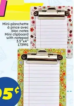 Rossy Mini clipboard with notepad offer