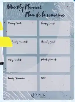 Rossy Magnetic weekly planner offer