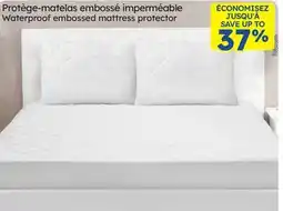 Rossy Waterproof embossed mattress protector offer