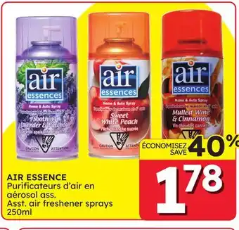 Rossy AIR ESSENCE Asst. air freshener sprays offer