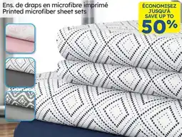Rossy Printed microfiber sheet sets offer