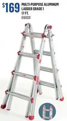 Canac Multi-Purpose Aluminum Ladder Grade 1 offer