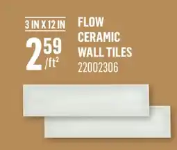 Canac Flow Ceramic Wall Tiles offer